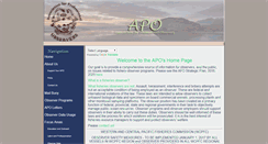Desktop Screenshot of apo-observers.org